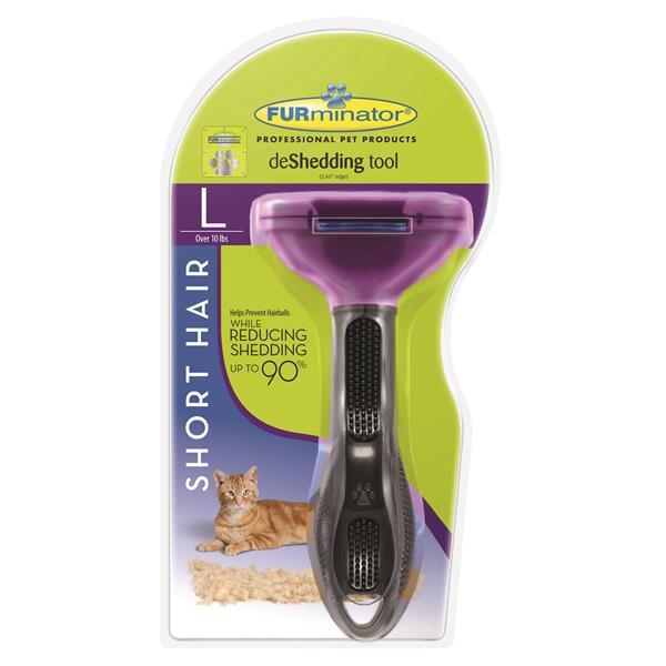 FURminator Large Short Hair Cat Deshedding Tool - Just For Pets Australia