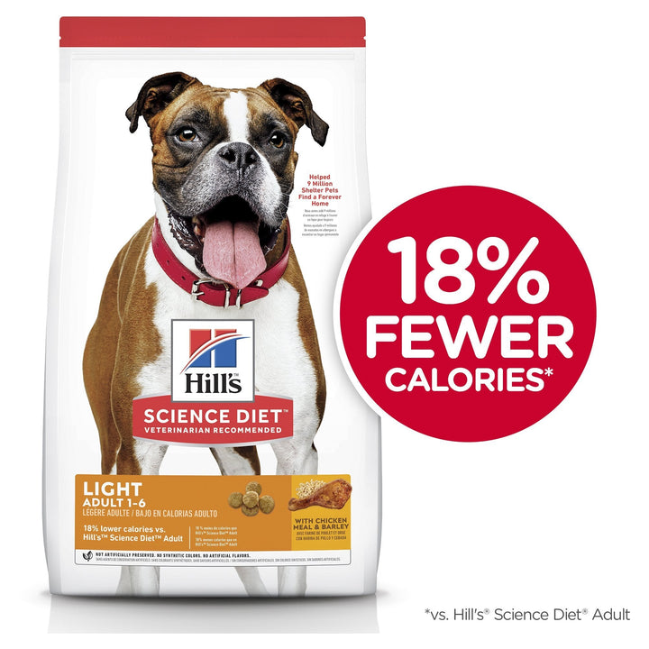 Hill's Science Diet Adult Light Dry Dog Food - Just For Pets Australia