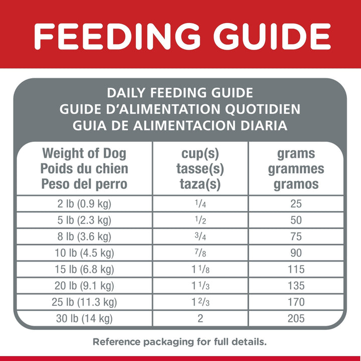 Hill's Science Diet Adult 7+ Small Paws Senior Dry Dog Food 1.5kg - Just For Pets Australia