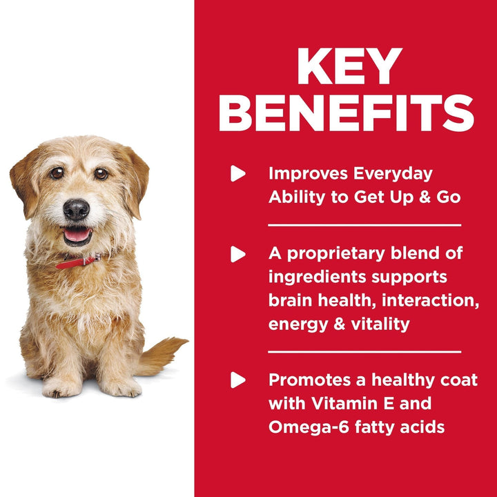 Hill's Science Diet Adult 7+ Senior Vitality Small & Mini Senior Dry Dog Food 1.58kg - Just For Pets Australia
