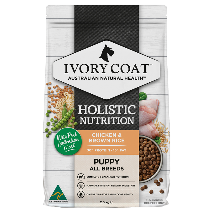 Ivory Coat Chicken & Brown Rice Dry Puppy Food