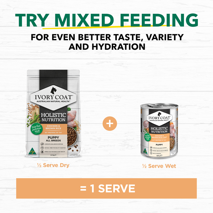 Ivory Coat Chicken & Brown Rice Dry Puppy Food