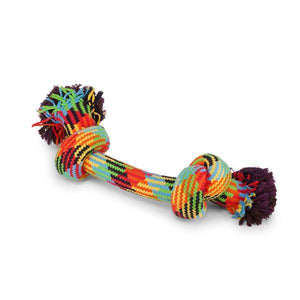 Kazoo Braided Rope Knot Bone - Just For Pets Australia