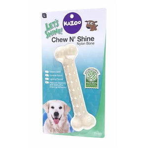 Kazoo Chew N' Shine Nylon Dental Bone Chicken - Just For Pets Australia