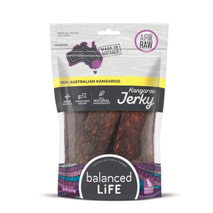 Balanced Life Kangaroo Jerky 113g - Just For Pets Australia