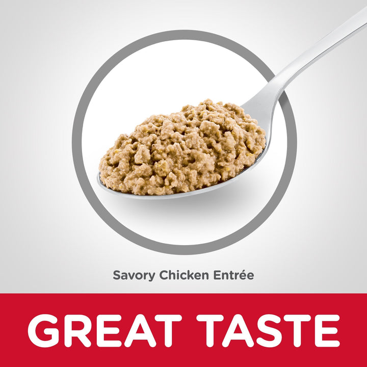 Hill's Science Diet Adult Indoor Savory Chicken Entrée Canned Cat Food, 156g, 24 Pack - Just For Pets Australia