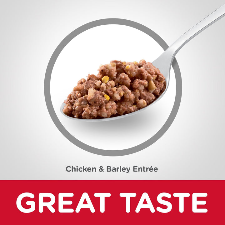 Hill's Science Diet Adult Chicken & Barley Entrée Canned Dog Food, 370g, 12 Pack - Just For Pets Australia