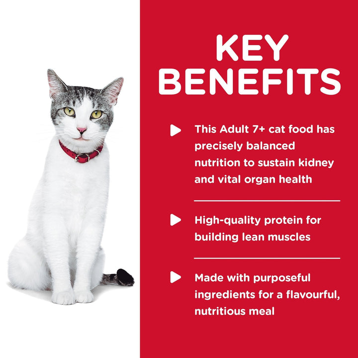 Hill's Science Diet Adult 11+ Senior Dry Cat Food - Just For Pets Australia
