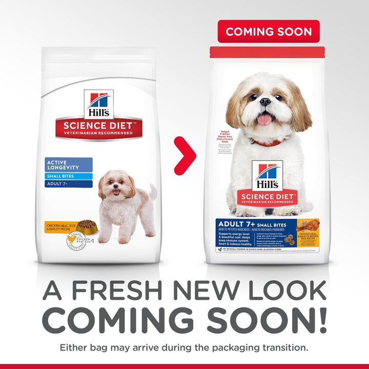 Hill's Science Diet Adult 7+ Small Bites Senior Dry Dog Food 2kg - Just For Pets Australia