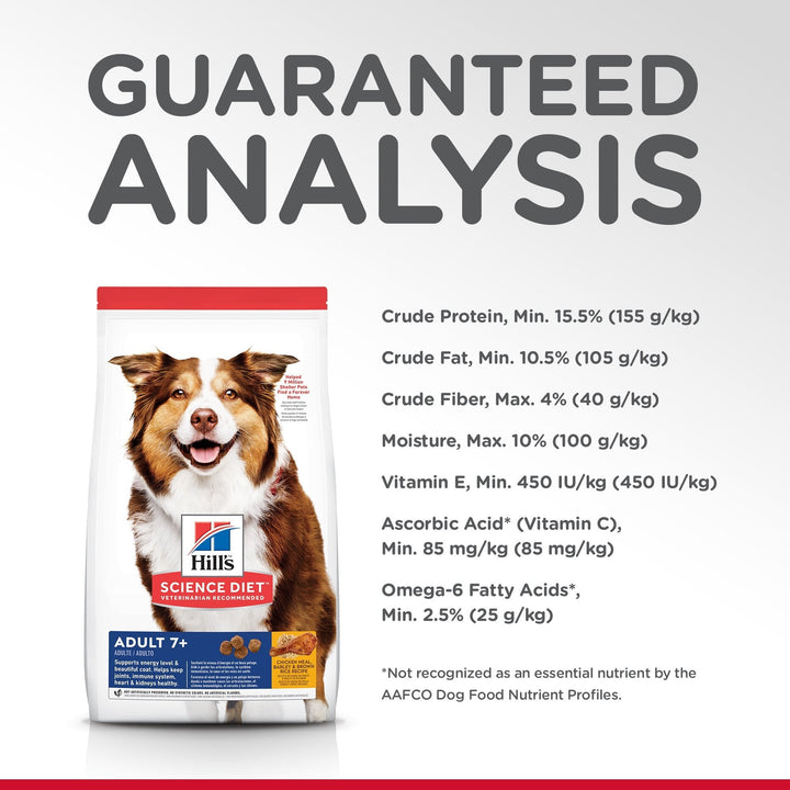 Hill's Science Diet Adult 7+ Senior Dry Dog Food - Just For Pets Australia