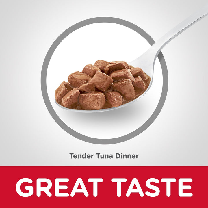Hill's Science Diet Adult Tender Tuna Dinner Canned Cat Food, 156g, 24 Pack - Just For Pets Australia