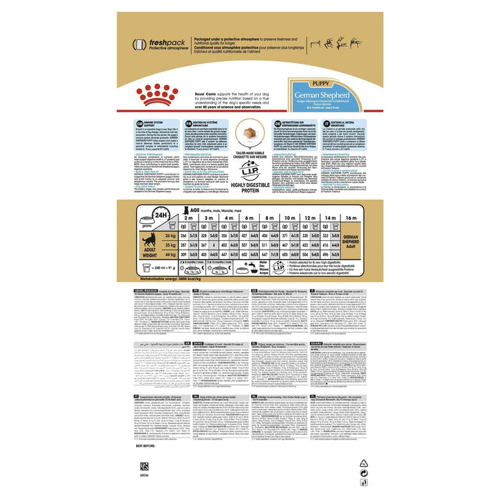 Royal Canin German Shepherd Puppy 12kg - Just For Pets Australia