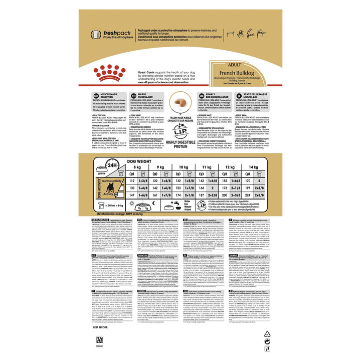 Royal Canin French Bulldog Adult 3kg - Just For Pets Australia