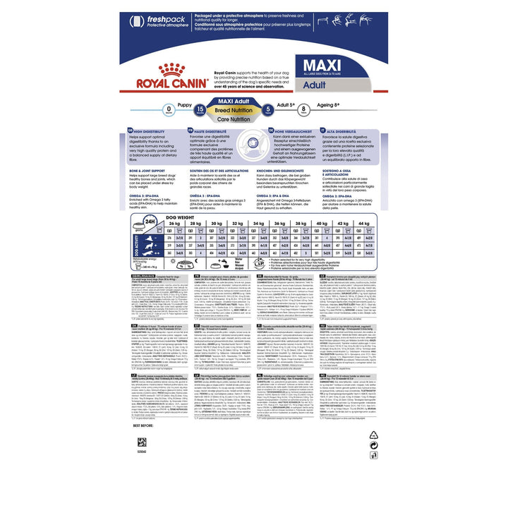 Royal Canin Maxi Adult 15kg - Just For Pets Australia