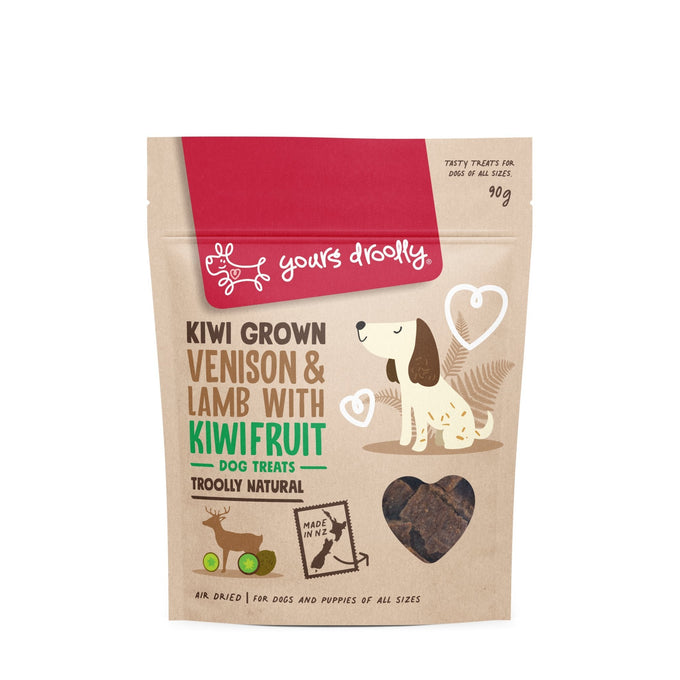 Yours Droolly Venison & Lamb with Kiwi Pouch 90g - Just For Pets Australia