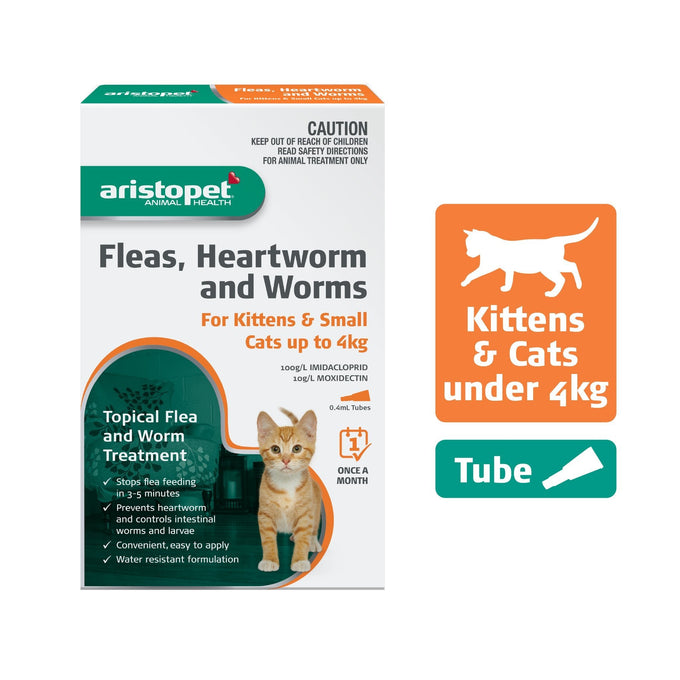 Aristopet Spot ons Kittens and Cats under 4kg - Just For Pets Australia