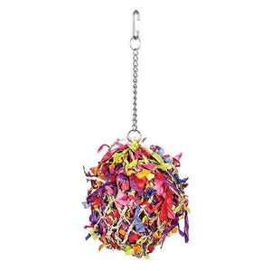 Feathered Friends Super Shredder Ball -S - 7.5x12.7cm - Just For Pets Australia