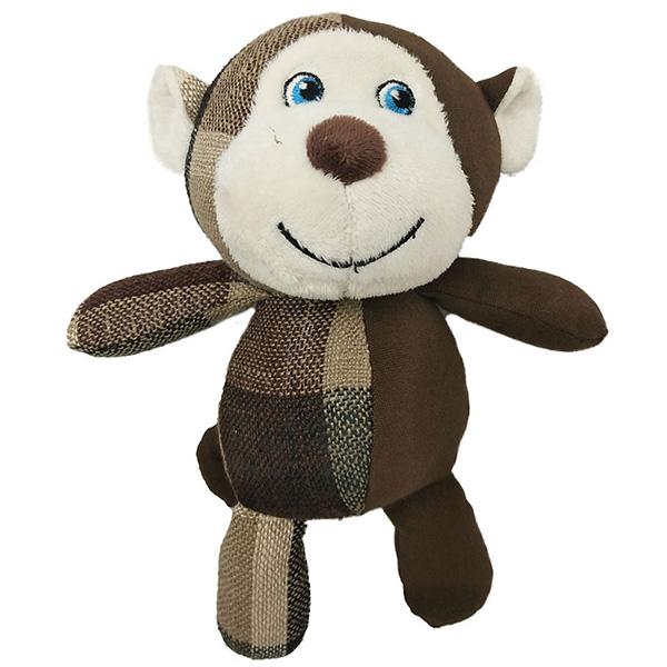 Furry Friends Check Mates Monkey 23cm - Just For Pets Australia