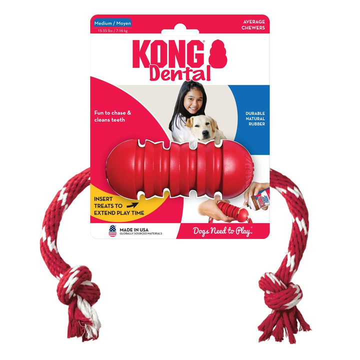 KONG Dental with Rope - Just For Pets Australia