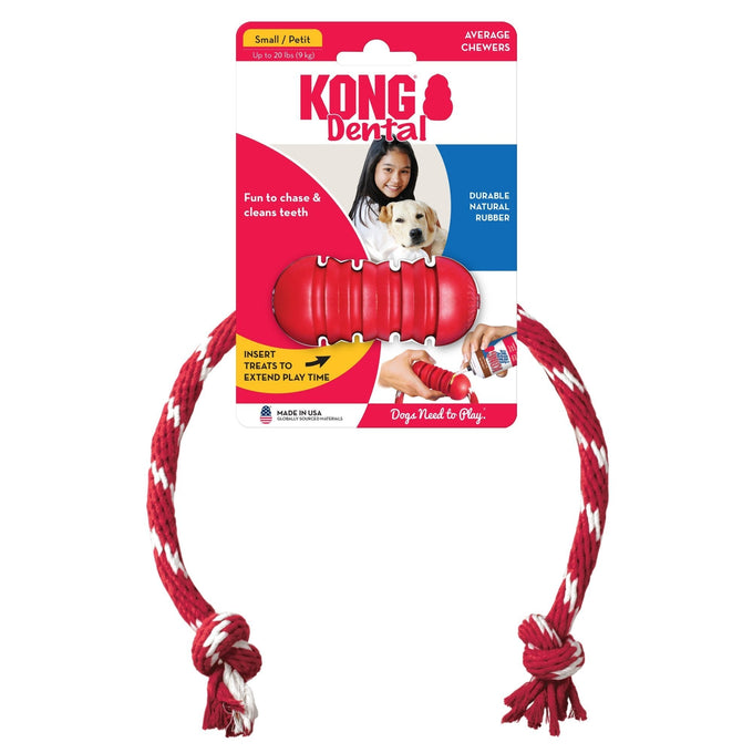 KONG Dental with Rope - Just For Pets Australia