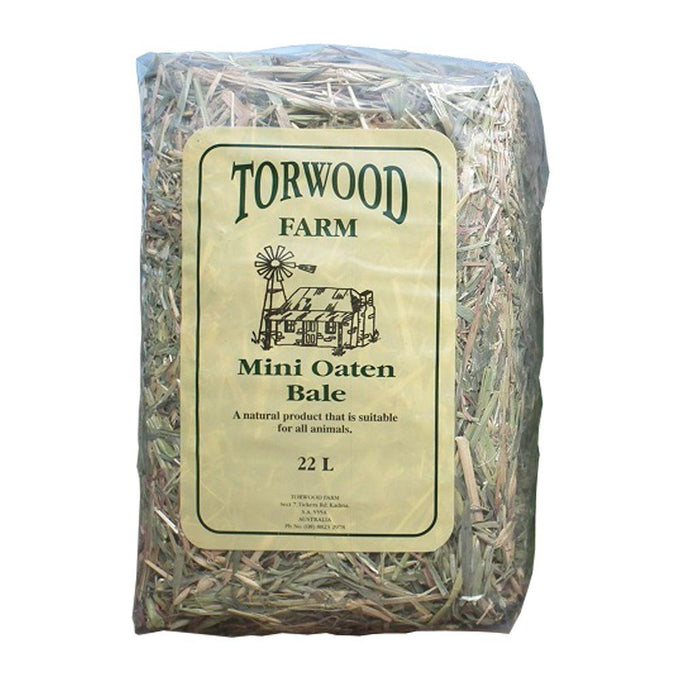 Torwood Farms Mini Oaten Bale 22L - Just For Pets Australia