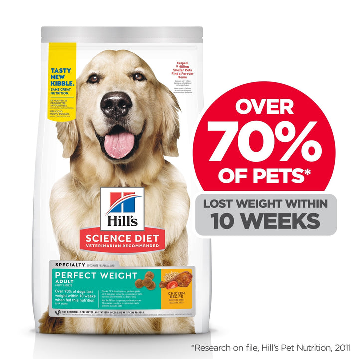Hill's Science Diet Adult Perfect Weight Dry Dog Food - Just For Pets Australia