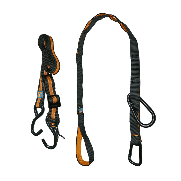 Kurgo Auto Zip Line - Black/Orange - Just For Pets Australia