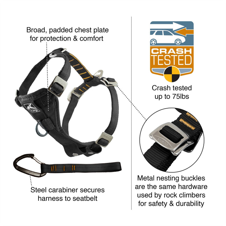 Kurgo Enhanced Strength Tru-Fit Dog Car Harness - Just For Pets Australia