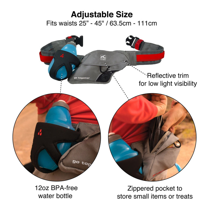 Kurgo K9 Excusion Running Belt - Just For Pets Australia