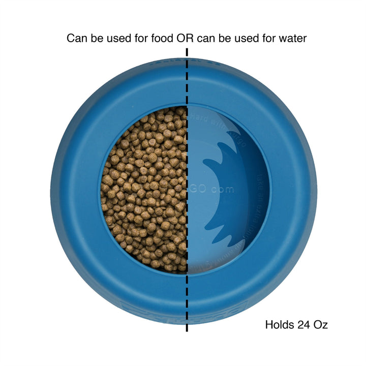 Kurgo Splash Free Wander Dog Water Bowl - Just For Pets Australia