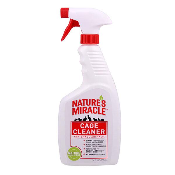 Nature's Miracle Small Animal Cage Cleaner/Deodoriser 709ml - Just For Pets Australia