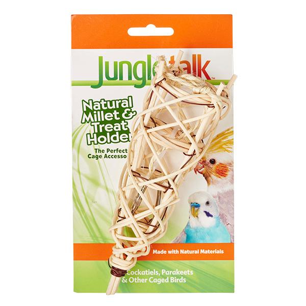 Jungle Talk Natural Millet & Treat Holder - Just For Pets Australia