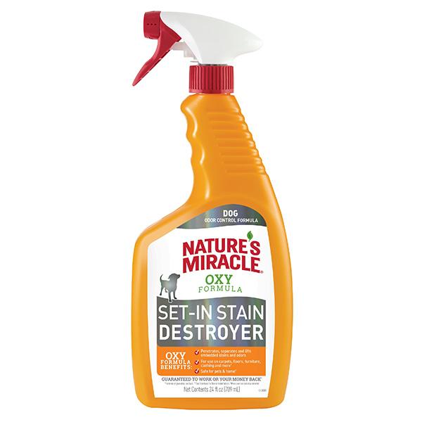 Nature's Miracle Oxy Set-In Stain Destroyer 709ml - Just For Pets Australia