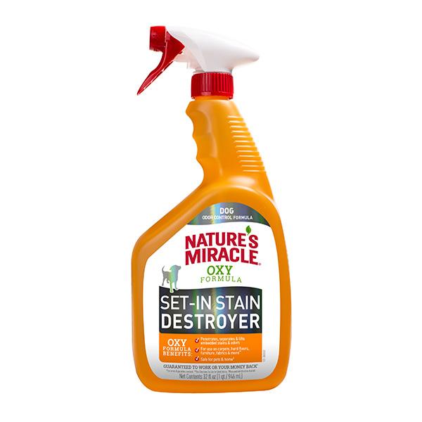 Nature's Miracle Oxy Set-In Stain Destroyer 946ml - Just For Pets Australia