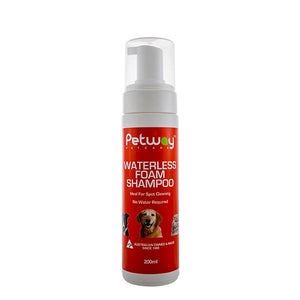 Petway Waterless Foam Shampoo - Just For Pets Australia