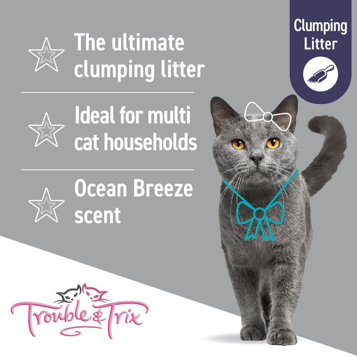 Trouble & Trix Ultrascoop Clumping Litter 10L - Just For Pets Australia