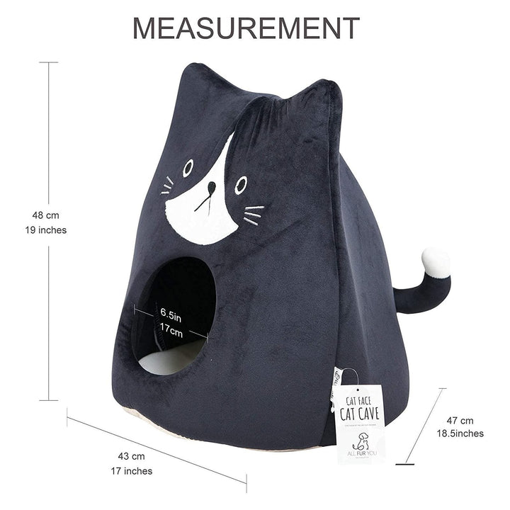 All Fur You Cat Face Cat Cave - Just For Pets Australia