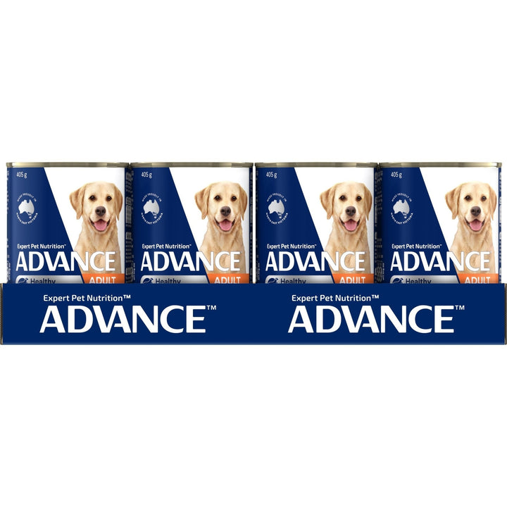 ADVANCE Healthy Weight Wet Dog Food Chicken with Rice 12x405g Can - Just For Pets Australia
