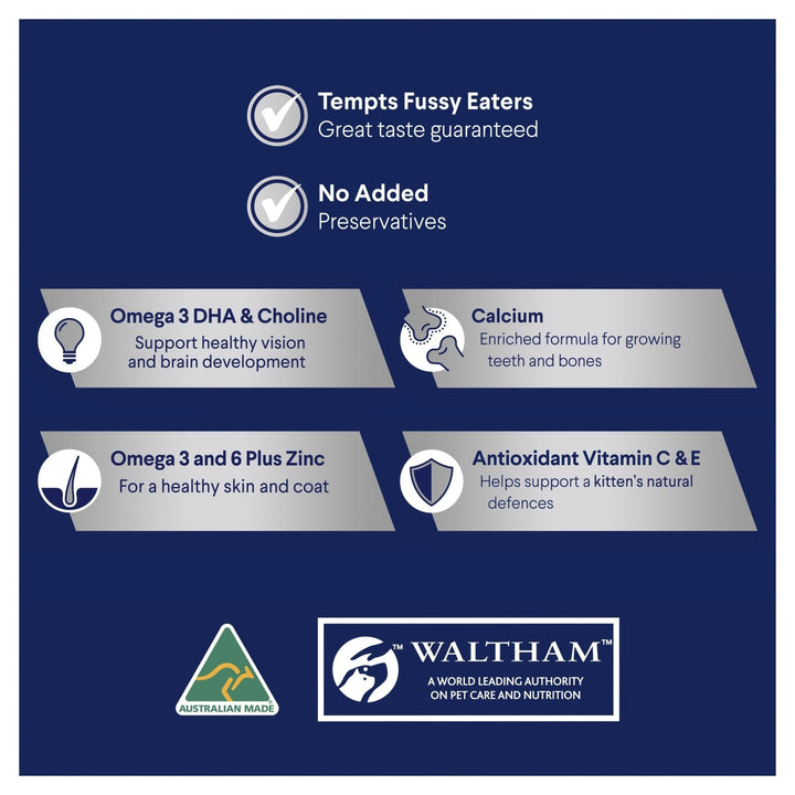 ADVANCE Kitten Wet Cat Food Chicken & Salmon Medley 7x85g Trays - Just For Pets Australia