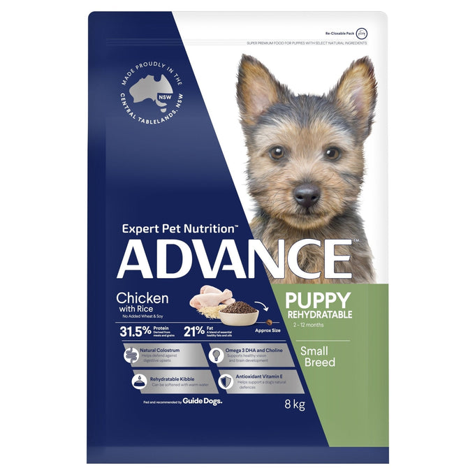 ADVANCE Small Puppy Dry Dog Food Chicken with Rice - Just For Pets Australia