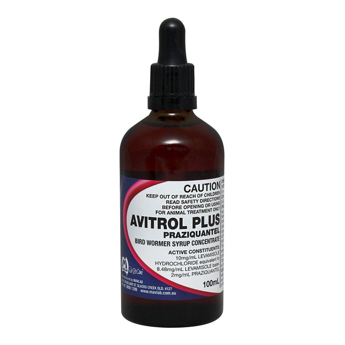 Avitrol Plus Bird Wormer Syrup - Just For Pets Australia