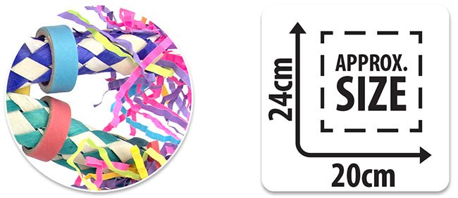 Bainbridge Fiesta Star Bird Toy - Just For Pets Australia