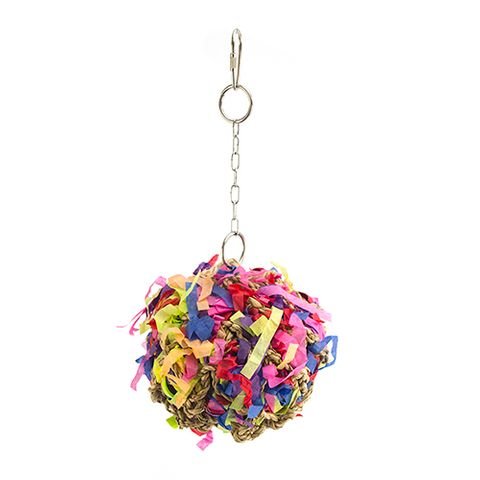 Bainbridge Shredz Ball Bird Toy - Just For Pets Australia