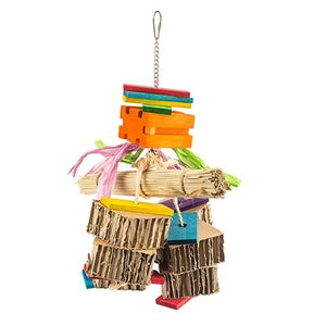 Bainbridge Shredz Cardboard Hangs Bird Toy - Just For Pets Australia