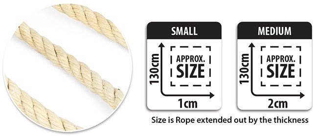 Bainbridge Zig Zag Sisal Rope Toy - Just For Pets Australia