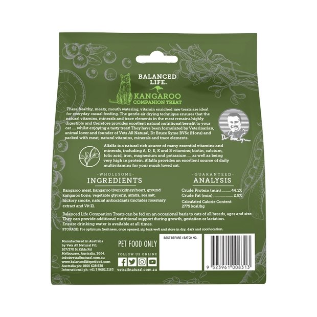 Balanced Life Companion Treat for Cats Salmon 85g - Just For Pets Australia