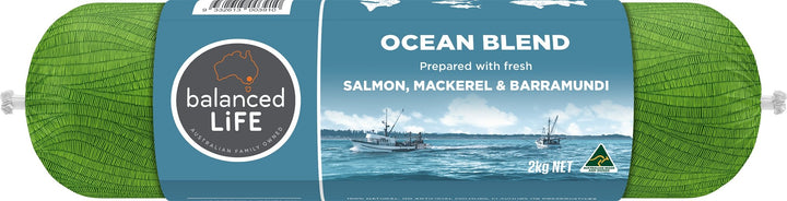 Balanced Life Original Blend Rolls Ocean Blend 2kg - Just For Pets Australia