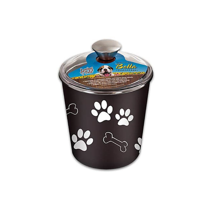 Bella Treat Canister Espresso - Just For Pets Australia