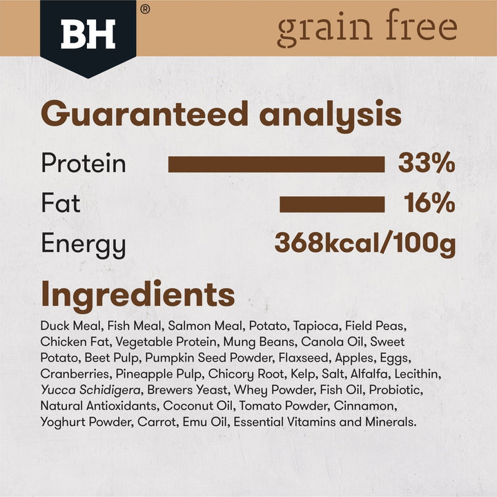 Black Hawk Grain Free Adult Cat Duck & Fish Dry Food - Just For Pets Australia