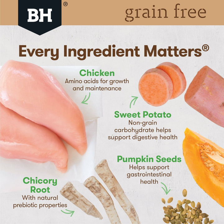 Black Hawk Grain Free Adult Chicken Large Breed Dry Dog Food 15kg - Just For Pets Australia